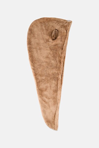 Muy Mucho Hair Towel Wrap, Tan