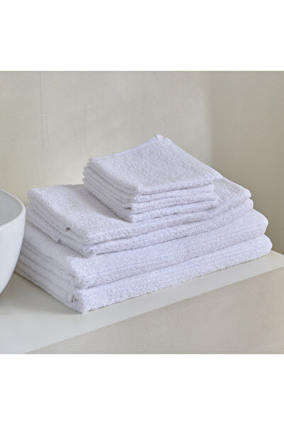 Generic Atlanta 8-Piece Textured Cotton Towel Set
