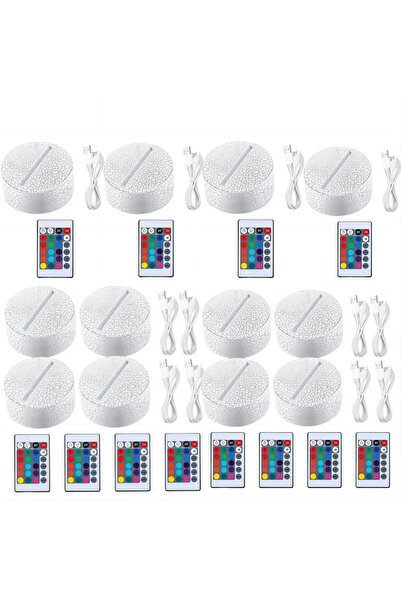 Choice6 بانداي CR16 لون 12 قطعة 6/12 قطعة قاعدة مصباح ثلاثي الأبعاد LED ضوء ل...