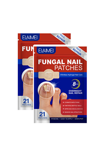 Choice1 عبوتان من شرائط الأظافر القوية - عبوة واحدة تحتوي على 21 قطعة - عناية...