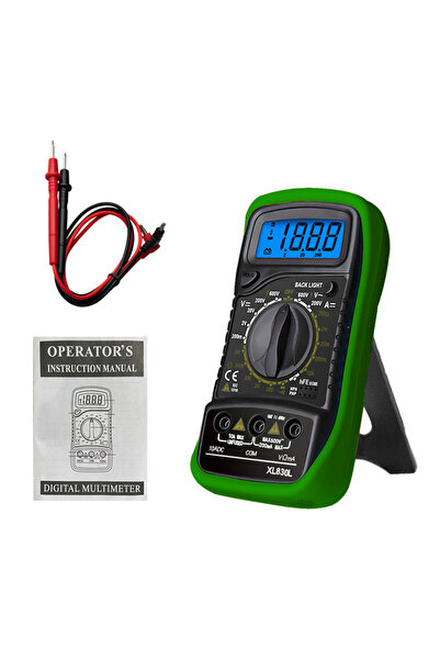 Choice1 XL830L-green XL830L Handheld Digital Multimeter LCD Backlight Portabl...