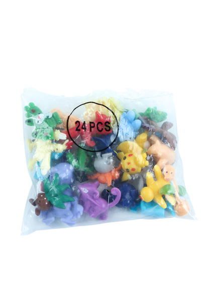 Choice3 مجموعة بانداي 24 قطعة (8 قطع/مجموعة) من شخصيات بوكيمون بيكاتشو، مجسما...