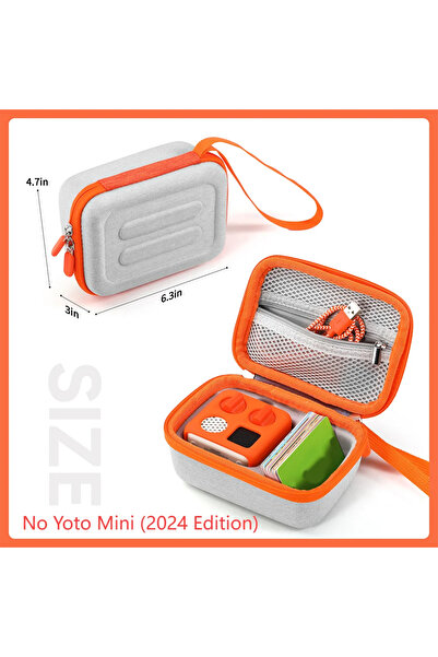 Choice5 Grey Carrying Case for Yoto Mini (2024 Edition) Holder Bag Hard Case ...