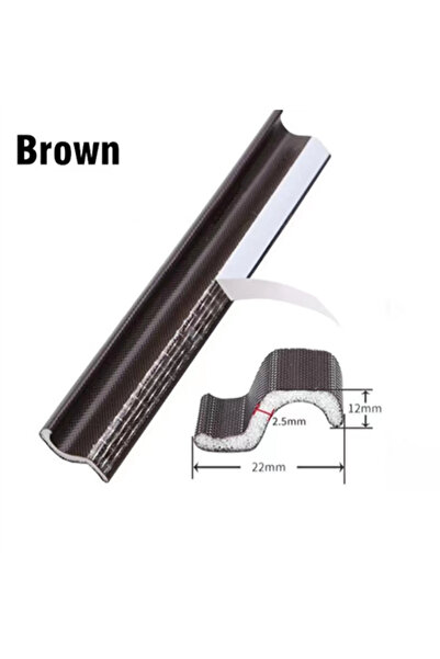 choice2 شريط لاصق ذاتي بطول 6 أمتار، بني اللون، لإغلاق النوافذ والأبواب المفص...