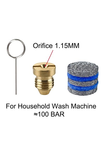 Choice1 1.15mm 1.0-14MM Foam Cannon Orifice Nozzle Tips With Foam Maker Mesh ...