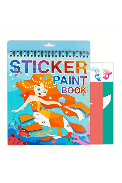 Choice9 Mermaid Theme 1PCS Sticker Book Crafts for Kids Ages 4-8, Sticker by ...