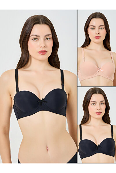 Styli Pack of 2 - Padded Non Wired Bra with Broad Band