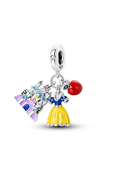 choice2 KJC1016 تعليقات حكايات خرافية من الفضة عيار 925، ثعلب، أرنب، وردة، رو...