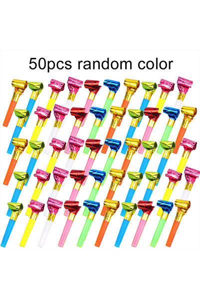 Choice4 ٥٠ قطعة، ٥-١٠٠ قطعة، صفارة تلسكوبية نفخية، مولد ضوضاء للحفلات، بلاستي...