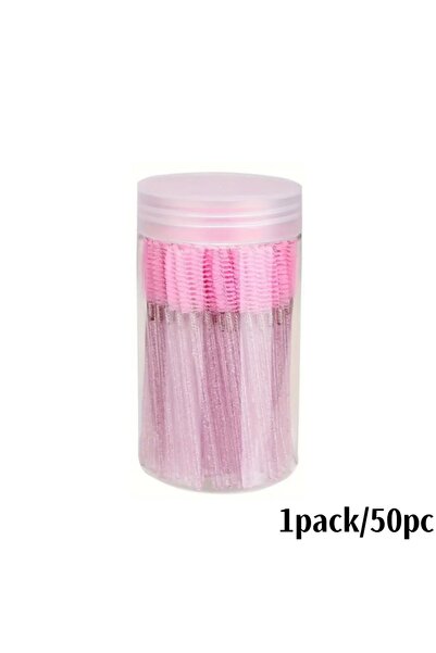 Choice 50pc 100pc Convenient Crystal Eyelash and Brow Brush Disposable Eyelas...
