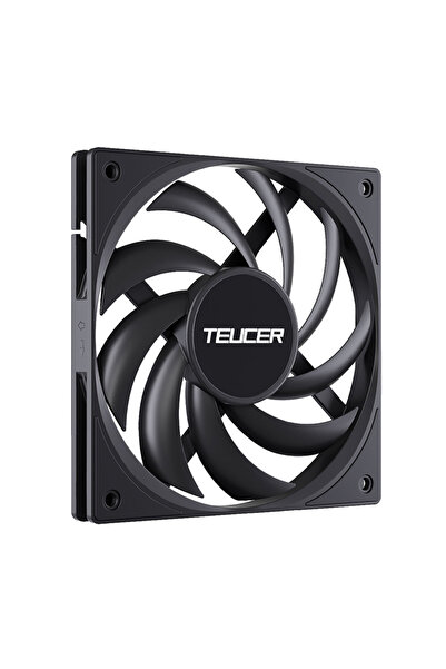 Choice4 مروحة يحافظ على البرودة سوداء من نوع TEUCER UT-12015، مقاس 120 مم، فا...