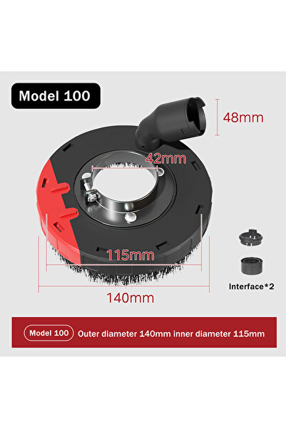 Choice Style1 1PC 140/160/180/220mm Angle Grinder Dust Cover Angle Grinder Gr...