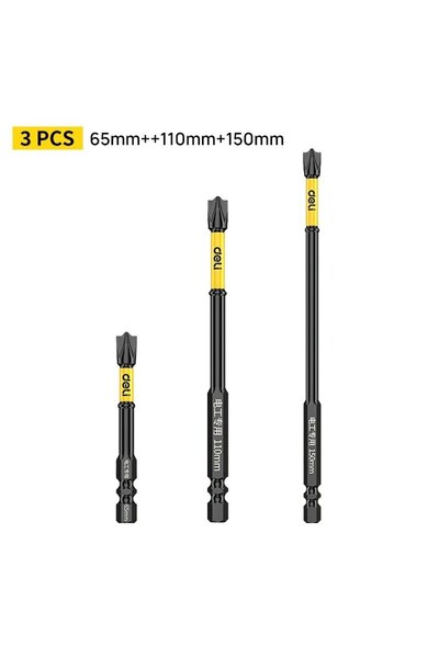 Choice مجموعة مفكات براغي مانع للانزلاق 65 و110 و150 مم، برأس مغناطيسي، ومفك ...