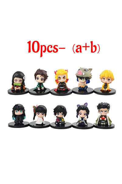 Choice مجموعة بانداي من 10 قطع من مجسمات كيو بوسكيت، بيع بالجملة، مجسمات صغير...