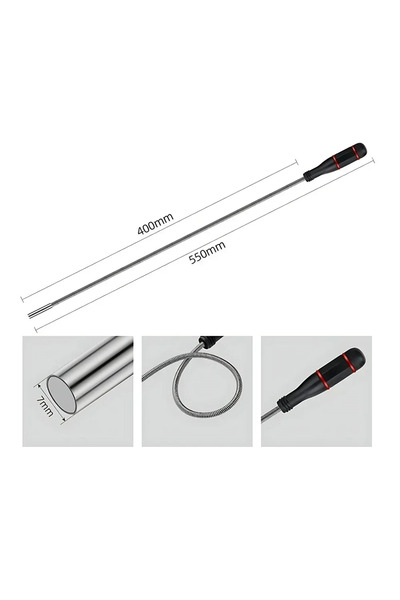 Choice4 1 LB Flexible Flexible Magnetic kup Tool 25Inch Flexible Bend-It Magn...