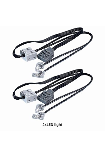 choice2 2PCS 1/2/5/10Pcs New MOC Power Functions Parts LED Light Link Line Ca...