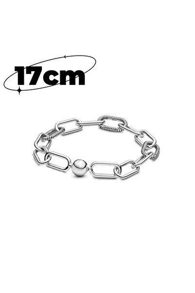 Choice16 سوار خرز C072-17 سم، مزين بخرز على شكل قلب وسهم من الفضة الإسترليني ...