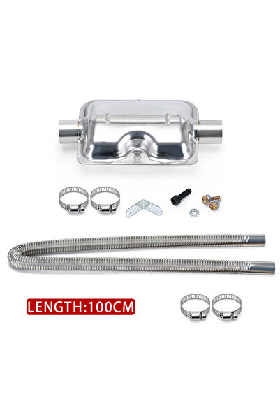 Choice12 100 cm 60cm - 300cm Air Diesel Parking Heater Stainless Steel Exhaus...