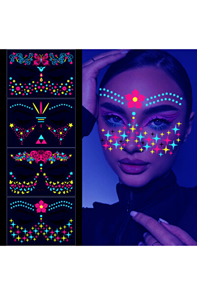 Choice1 NL-WL-S2 4/8/12/24 قطعة ملصقات وجه فلورية على شكل زهرة، مقاومة للماء،...