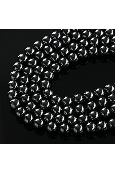 Choice6 6mm about 69pcs Black 1 Strand 4/6/8/10mm Hematite Natural Stone Bead...