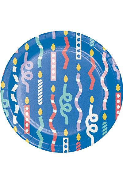 Creative Converting Party Patterns Luncheon Plates 7" 8ct