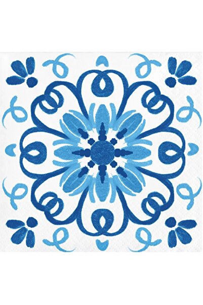 Creative Converting Blue Willow Beverage Napkins 2-ply 16ct
