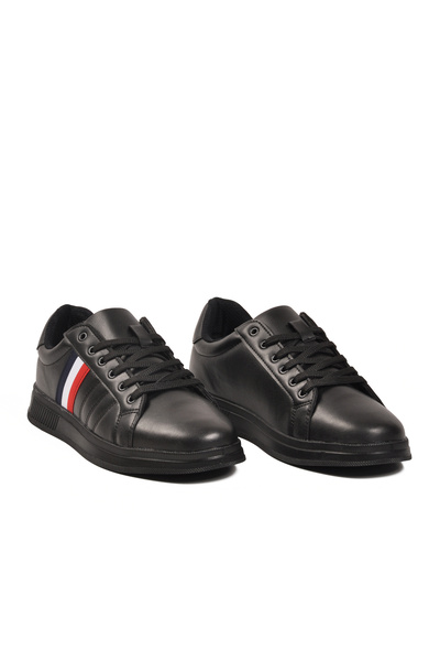 AYAKMOD Conteyner 493 Lace-Up Black Men's Casual Shoes