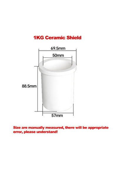 Choice1 1kg 1-8kg Grams Quartz Bowl Jewelry Equipment Crucible For Melting Go...