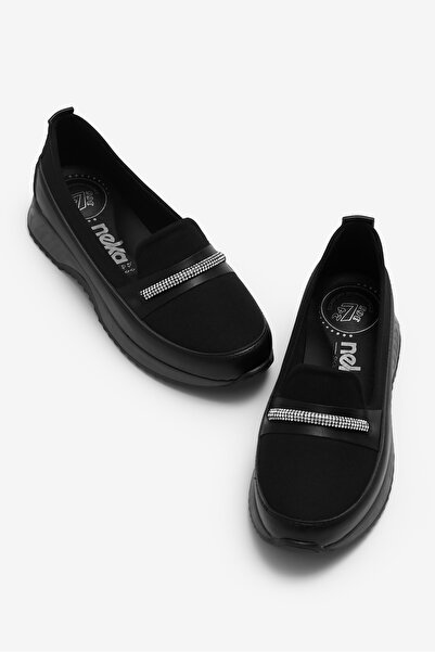 Tonny Black Pantofi de zi cu zi ortopedici, negri, confortabili, pentru femei