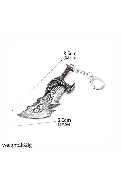 Choice10 K00153-03 Game God Of War Series Kratos Sword Weapon Keychain Pendan...