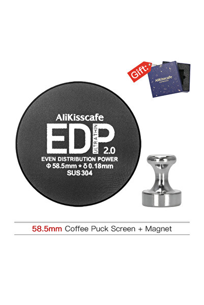 Choice16 حامل فلتر قهوة مغناطيسي من أليكيسكافيه، مزود بفلتر قهوة، 58.5 مم، مع...