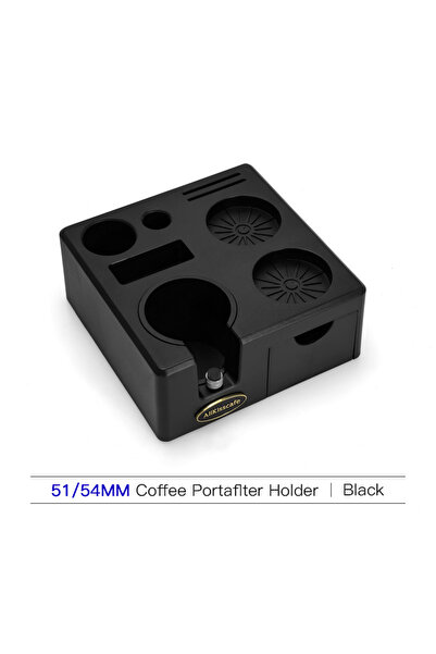 Choice1 51-54mm Black Coffee Tamping Station 51mm 54mm 58mm Portafialter Hold...