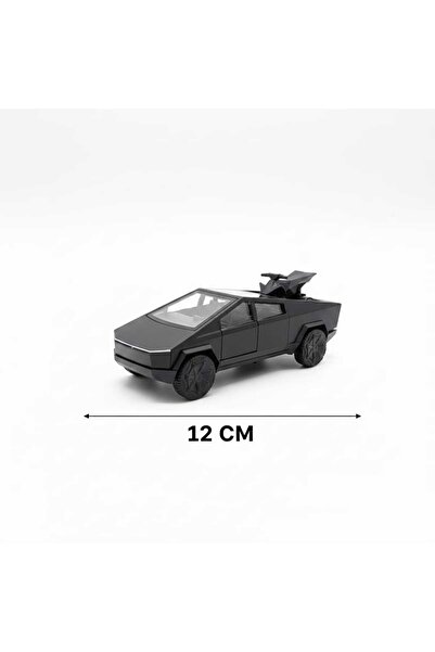 Daily Bazaar Toy Tesla Cybertruck Metal Car Pull and Drop Tesla and Atv 1:36 ...