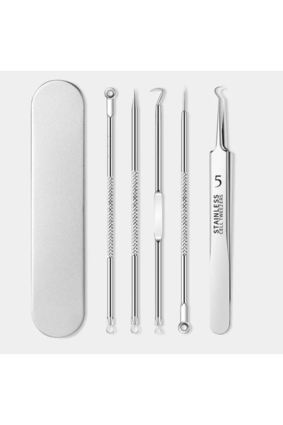 Choice6 5Pcs-C Higt Quality Acne Blackhead Removal Kit Nose Face Pore Cleansi...