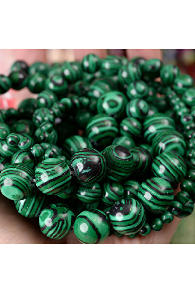 Choice94 6mm approx 61 beads Green malachite Natural Stone Beads Lava Jaspers...