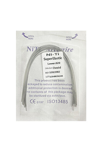 Choice5 020 Lower 10pcs/Pack AG Dental Orthodontic Arch Wires NITI Round / Re...