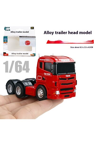 Choice3 شاحنة مايستو حمراء مع علبة، نموذج كابينة من سبيكة معدنية بمقياس 1:64،...