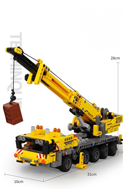 Choice مجموعة بناء مدينة متعددة المركبات بدون صندوق - رافعة حمولة، رافعة وشاح...