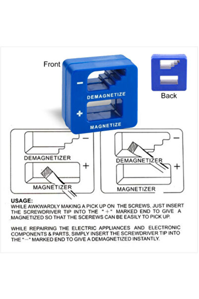 Choice4 مجموعة رؤوس مفكات خاصة لإزالة المغناطيسية، 13/7/5 قطع، 50 مم، مفك برا...