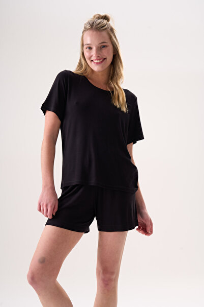 Etoile Γυναικείο σετ σορτς με κοντά μανίκια από μπαμπού 26304-312