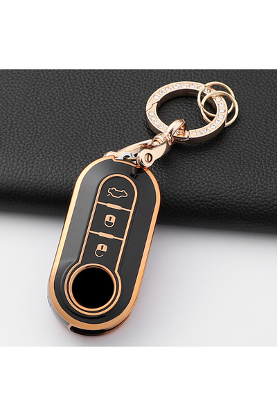 Choice7 غطاء مفتاح السيارة القابل للطي من مادة TPU من G-Black SetA لسيارات في...