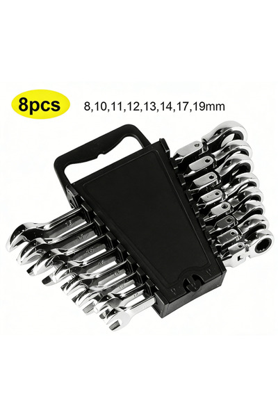 Choice4 8pcs Ratchet Wrench Set Tools for Men Tool Full Professional Novelty ...