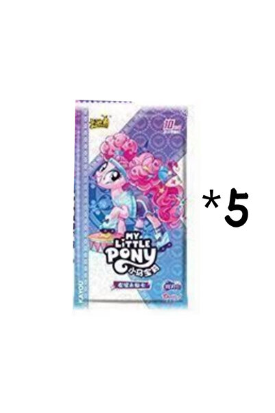 Choice3 ٥ عبوات (٣٠ بطاقة) من بطاقات ماي ليتل بوني الأصلية الجديدة من كايو، ص...