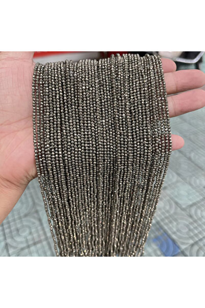 Choice3 3mm Pyrite 2 3 4mm Natural Stone Faceted Mixed Tourmaline Bead Loose ...