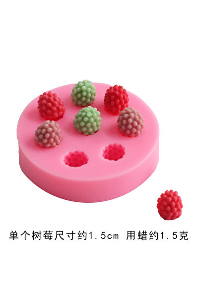 choice2 color randomly New 3D Fruits Cream Cake Silicone Candle Molds Handmad...