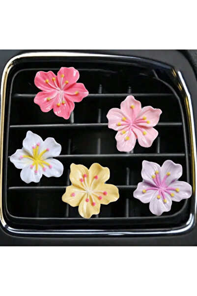 ELENKA ARAÇ İÇİ KLİPS KLİMA SÜSÜ , HAVALANDIRMA SÜSÜ KİRAZ ÇİÇEĞİ , ŞEFTALİ Ç...