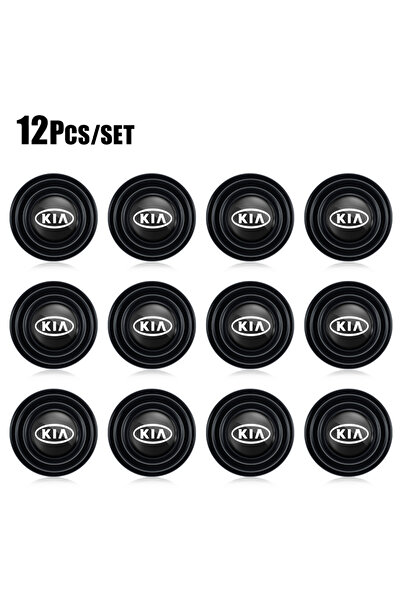 Choice4 12 قطعة من وسادات عازلة للصدمات والضوضاء لأبواب سيارات كيا، مناسبة لس...