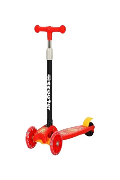 Leno سكوتر للأطفال، سكوتر ثلاثي العجلات قابل للتعديل والطي مع عجلات مضيئة بتق...