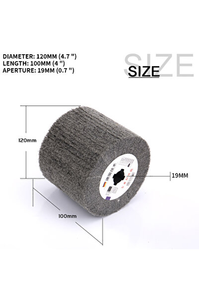 Choice5 فرشاة قرصية كاشطة من النايلون غير المنسوج، مقاس 120×100×19 مم، قطعة و...