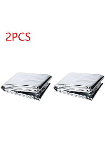 Choice9 قطعتان من فيلم مايلر عاكس فضي (20-1 قطعة) 210×120 سم، فيلم مايلر لزرا...